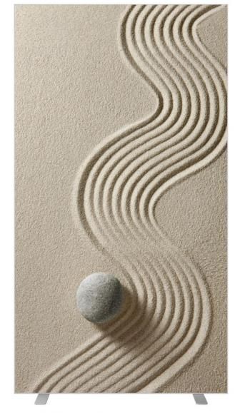 NAPLES Trennwand, Motiv Sand, 94 cm